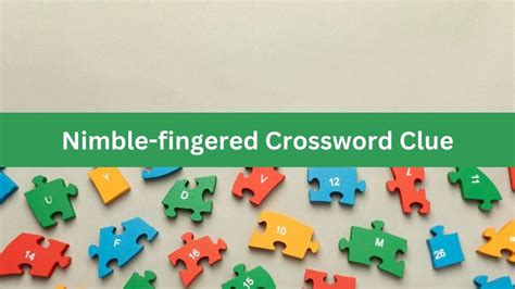 fingered crossword|Fingered Crossword Clue Answers .